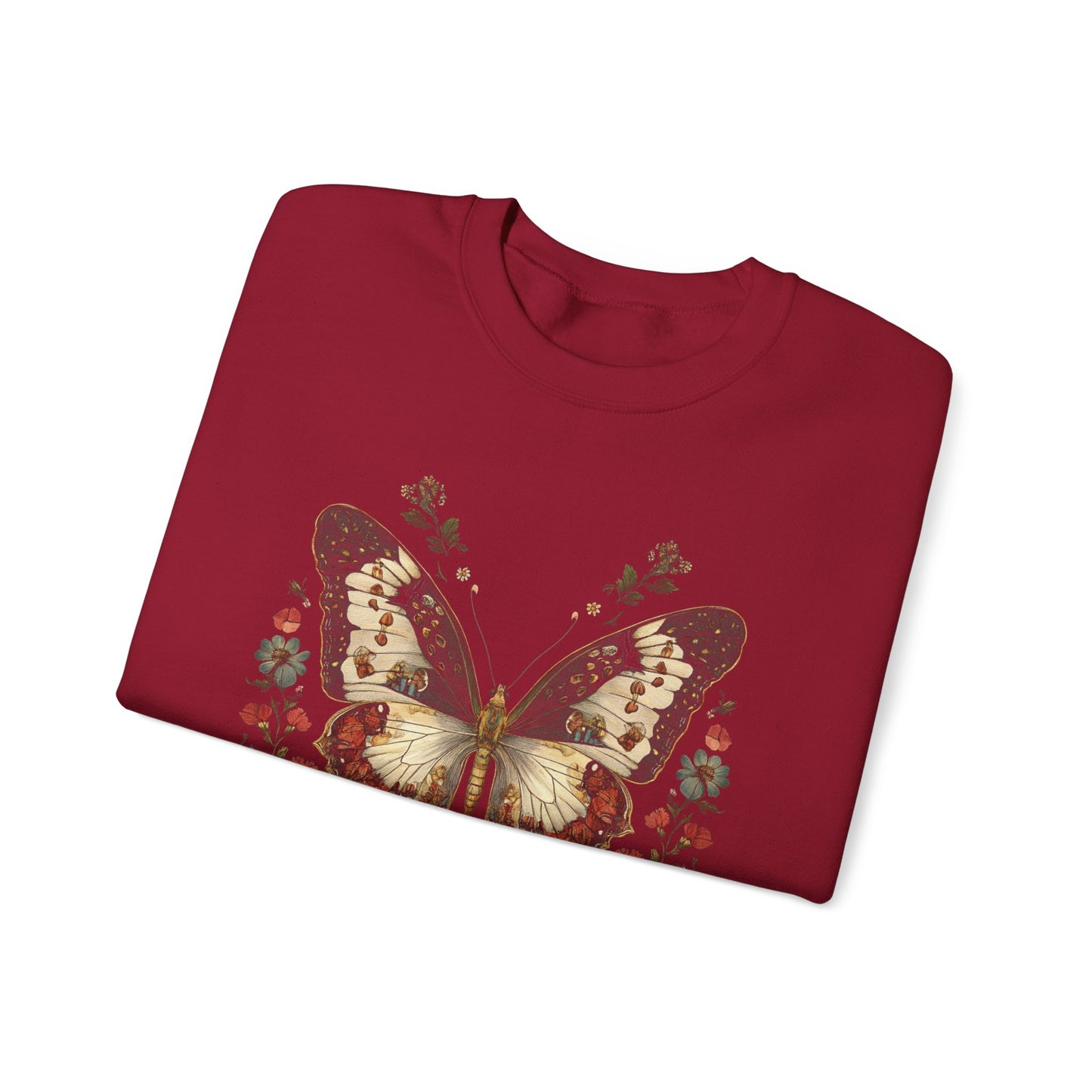 Supported to Soar Butterfly Crewneck Sweatshirt