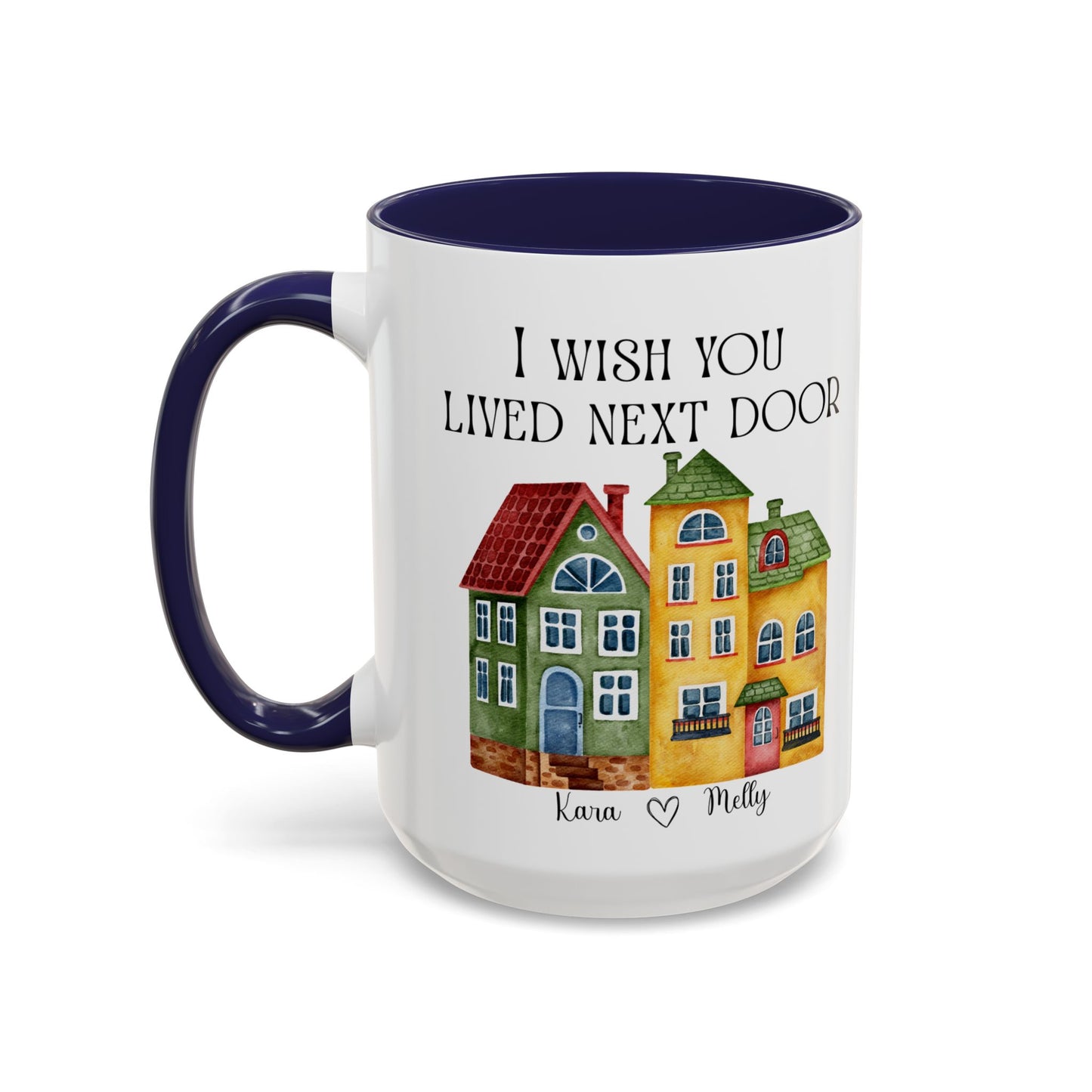 15 oz. Personalized Mug for Best Friends, Long Distance Friendship Gift
