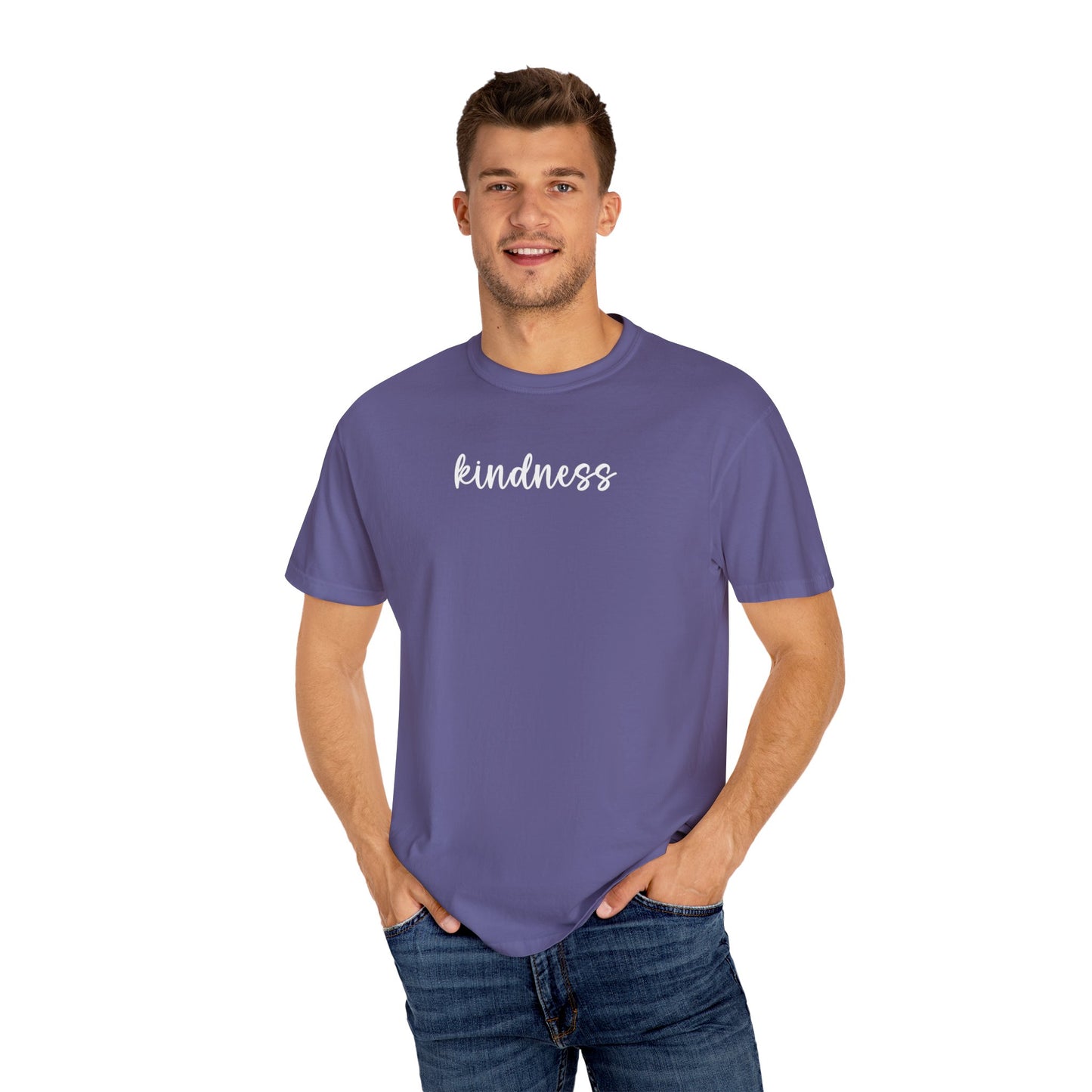 Kindness Script Tee – Comfort Colors 100% Cotton Shirt