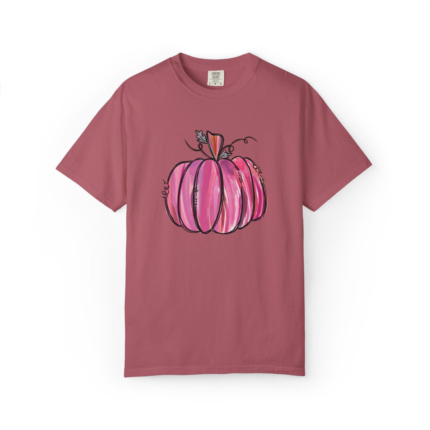 Pink Pumpkin Comfort Colors T-Shirt | The Anchored Bloom