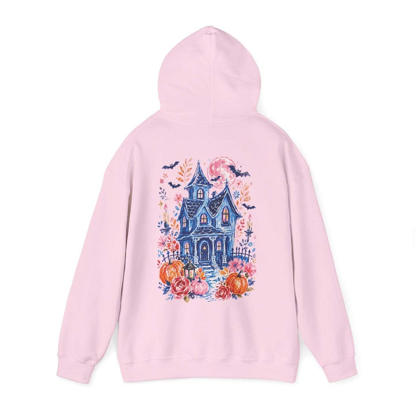 Whimsical Haunted House Hoodie | Cozy Halloween Hoodie