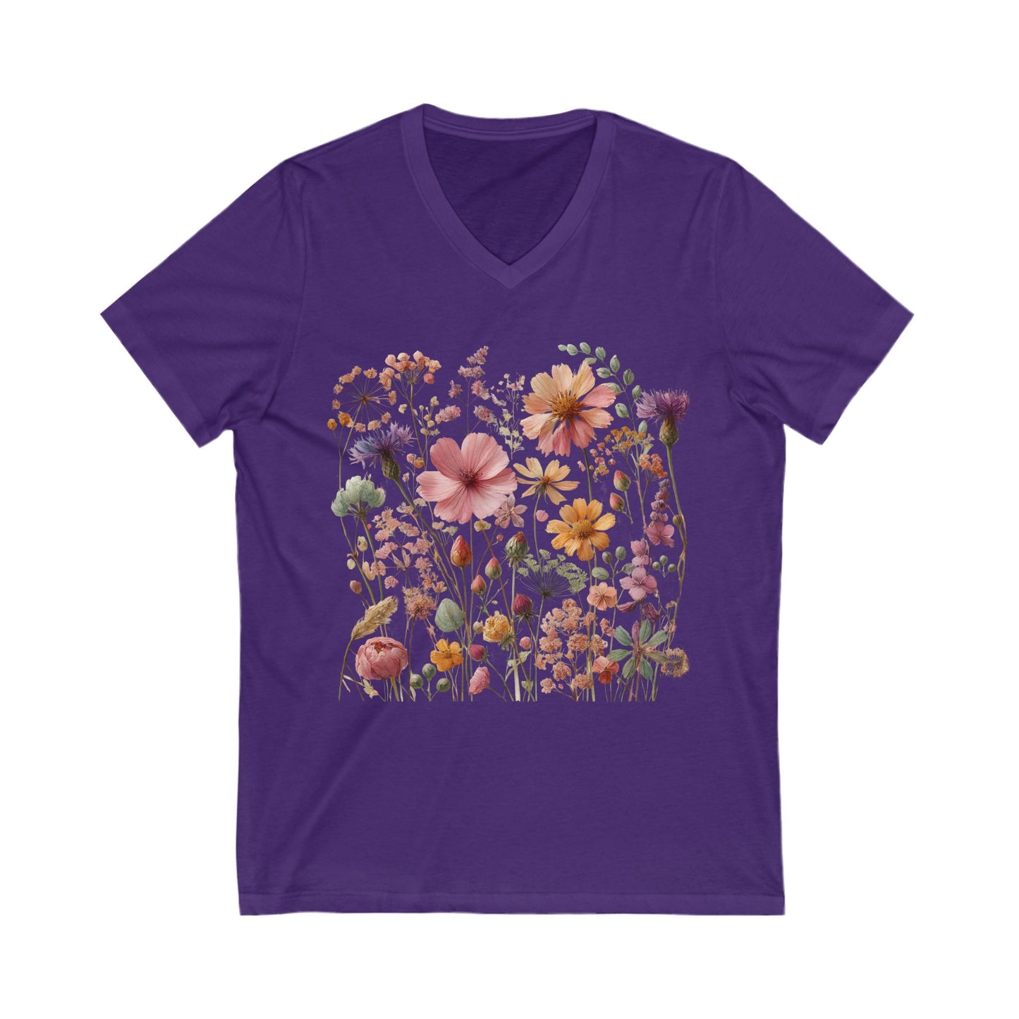 Open Meadow Wildflower V-Neck – Meadow Mix