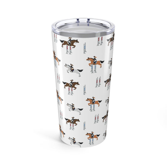 Personalized Show Jumper 20oz Stainless Steel Tumbler