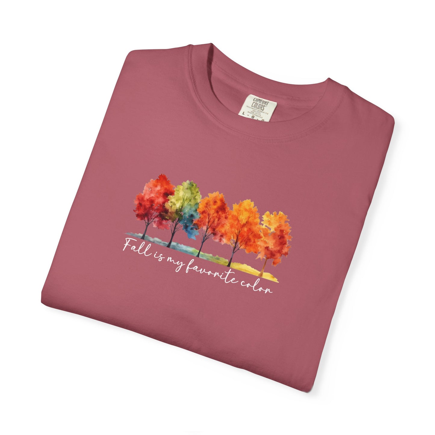 Fall Is My Favorite Color T-Shirt | Watercolor Trees Graphic Shirt