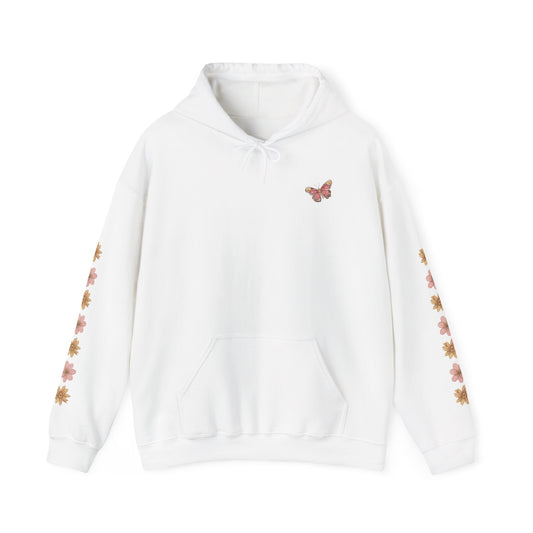 Bloom & Take Flight Boho Butterfly Hooded Sweatshirt