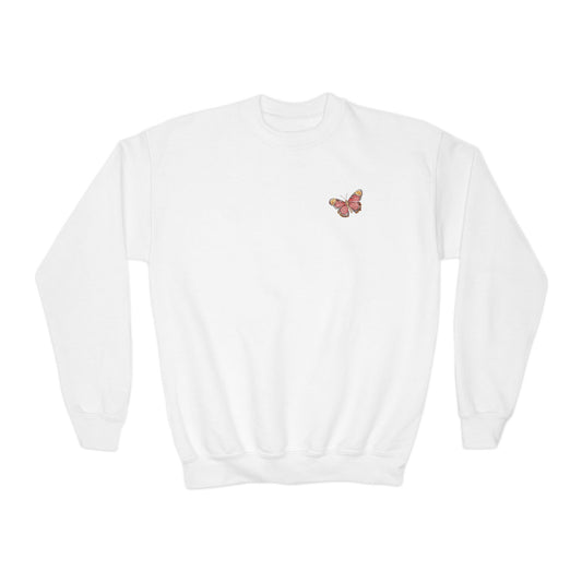 Bloom & Take Flight Youth Crewneck Sweatshirt