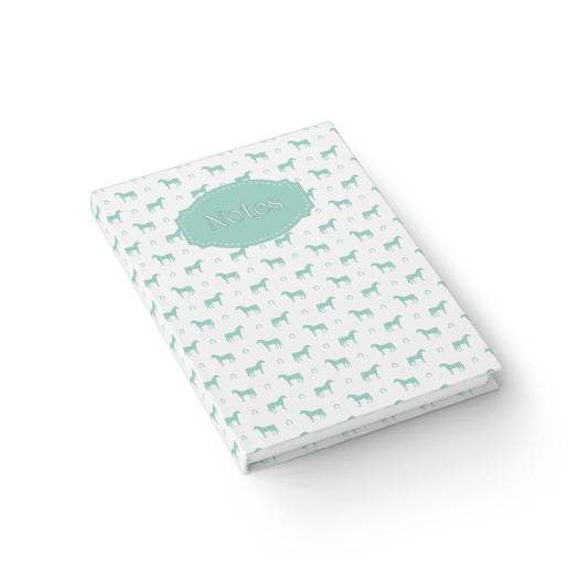 Personalized Horse Pattern Hardcover Journal for Everyday Notes and Keepsakes