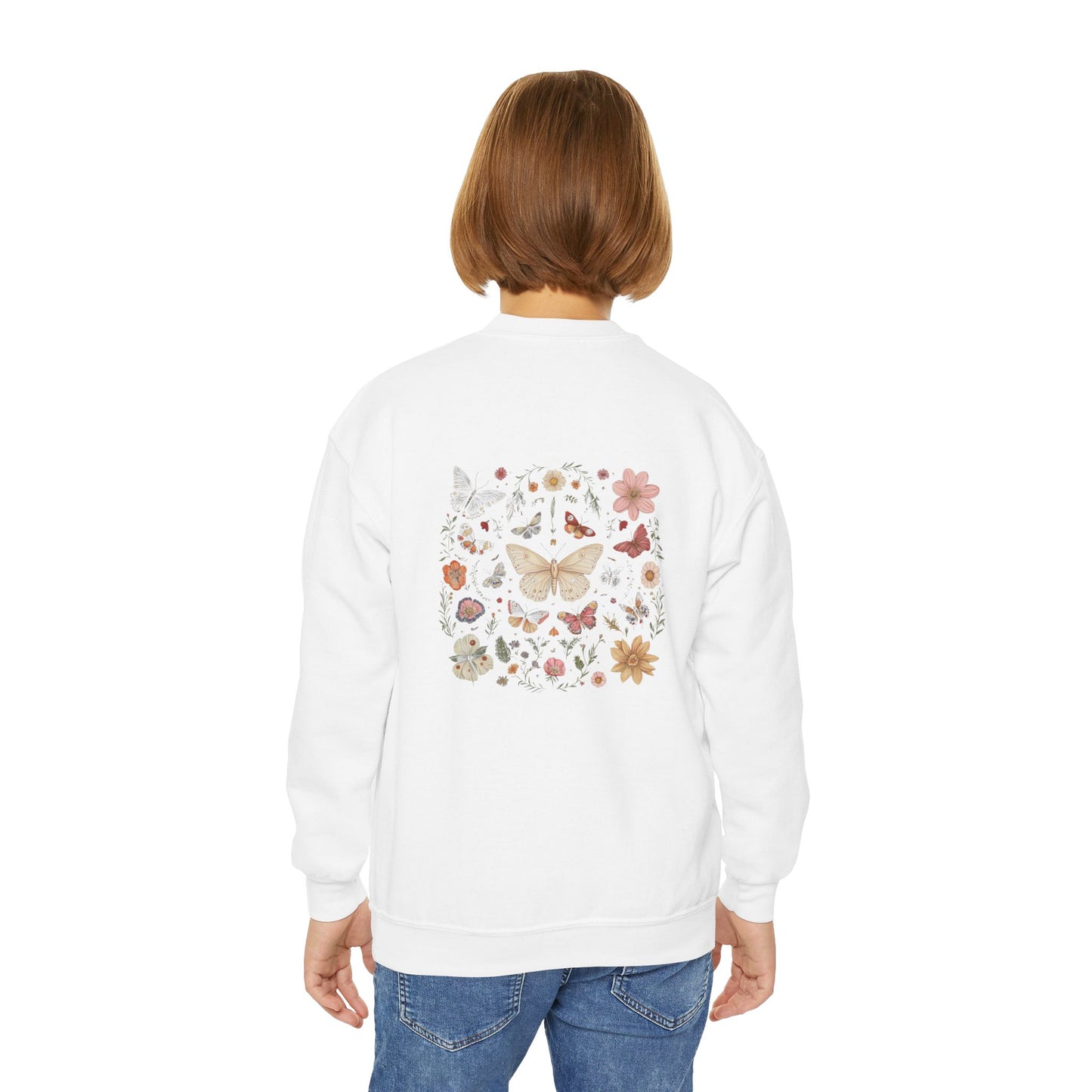 Bloom & Take Flight Youth Crewneck Sweatshirt