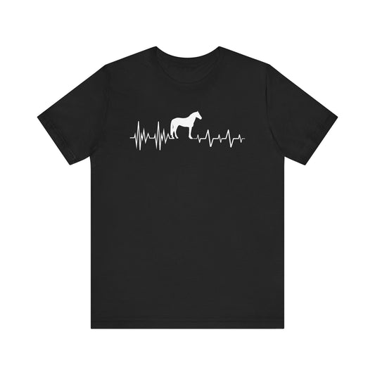 Regulated by Horses: Heartbeat Tee | Adult Shortsleeve