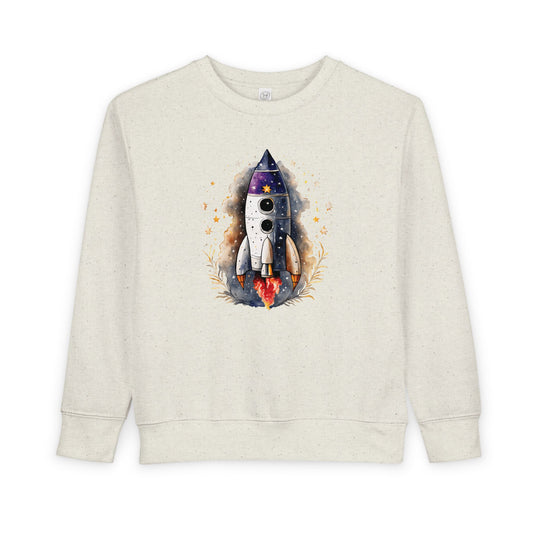 Supported to Soar Rocket Toddler Sweatshirt