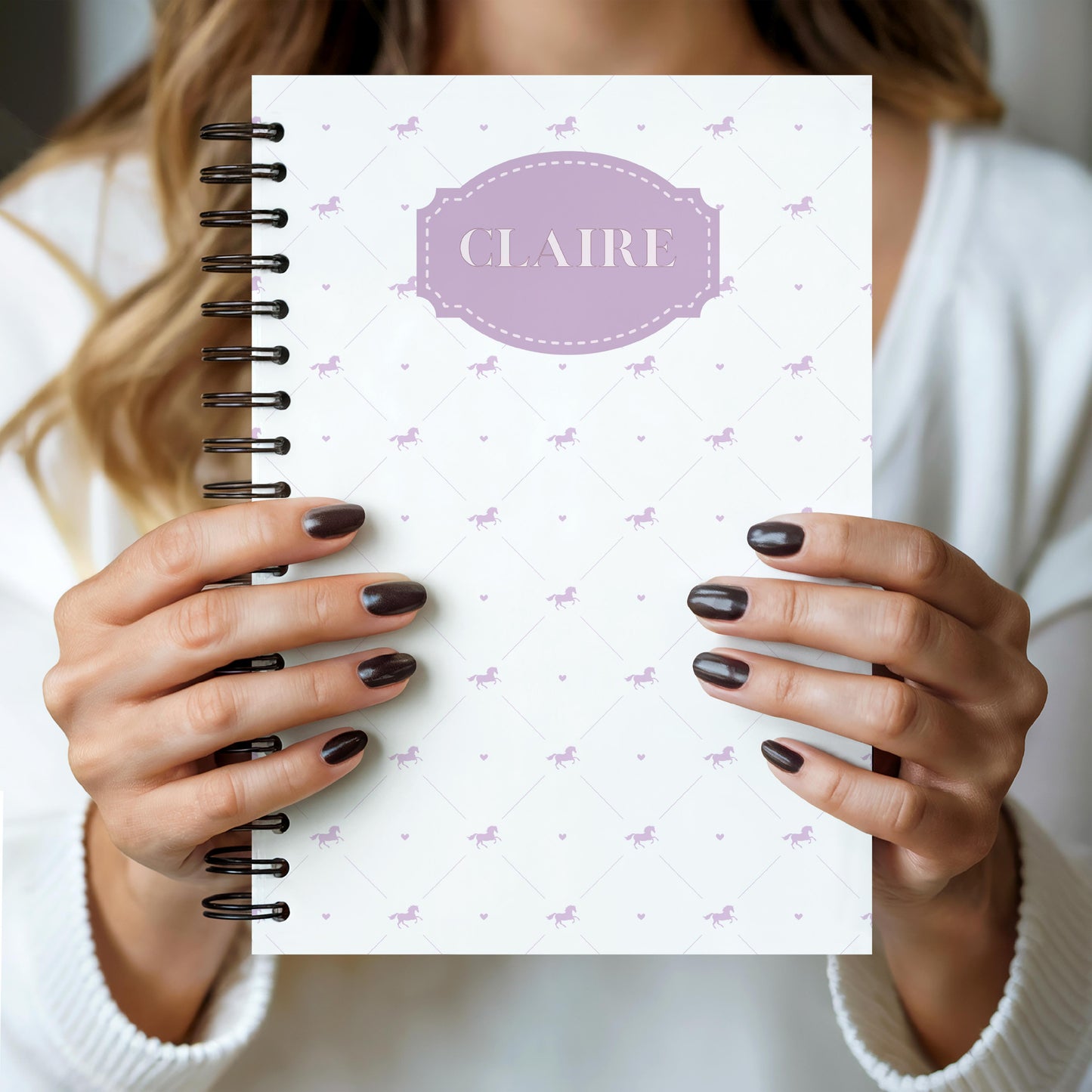Personalized Horse Journal with Custom Name | Meaningful Gift for Students and Horse Lovers