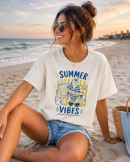 Summer Vibes Boxy Tee