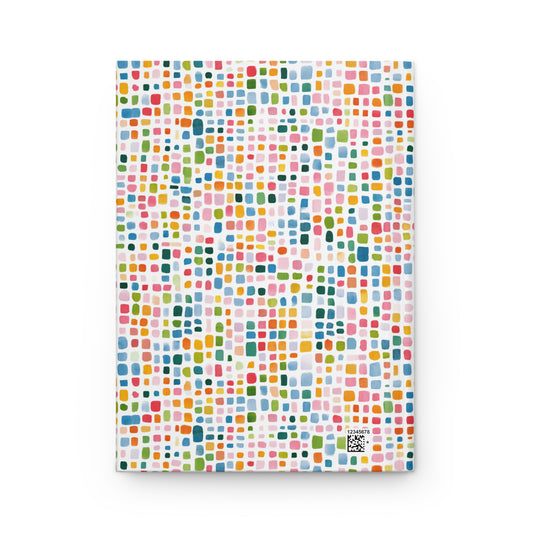 Personalized Colorful Pattern Hardcover Journal