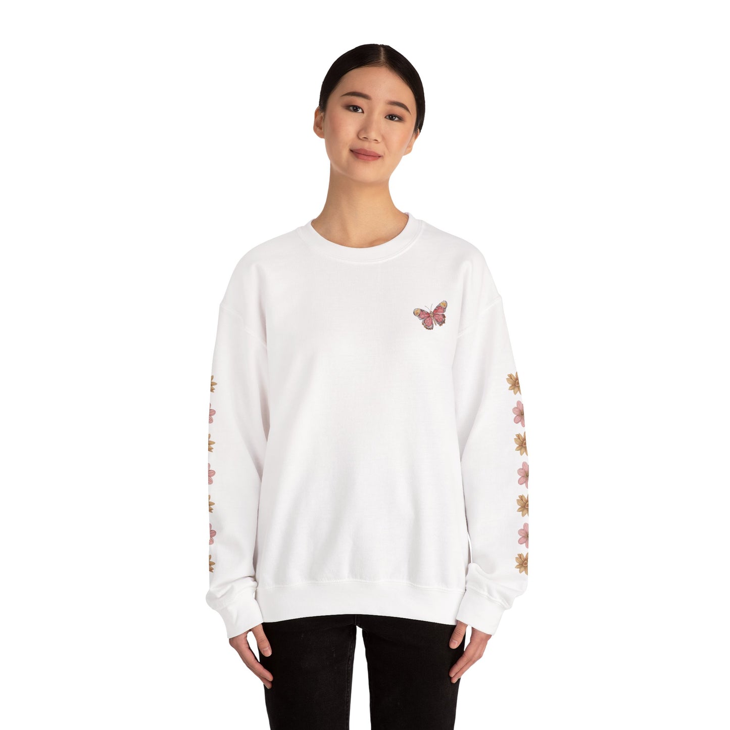 Bloom & Take Flight Boho Butterfly Sweatshirt