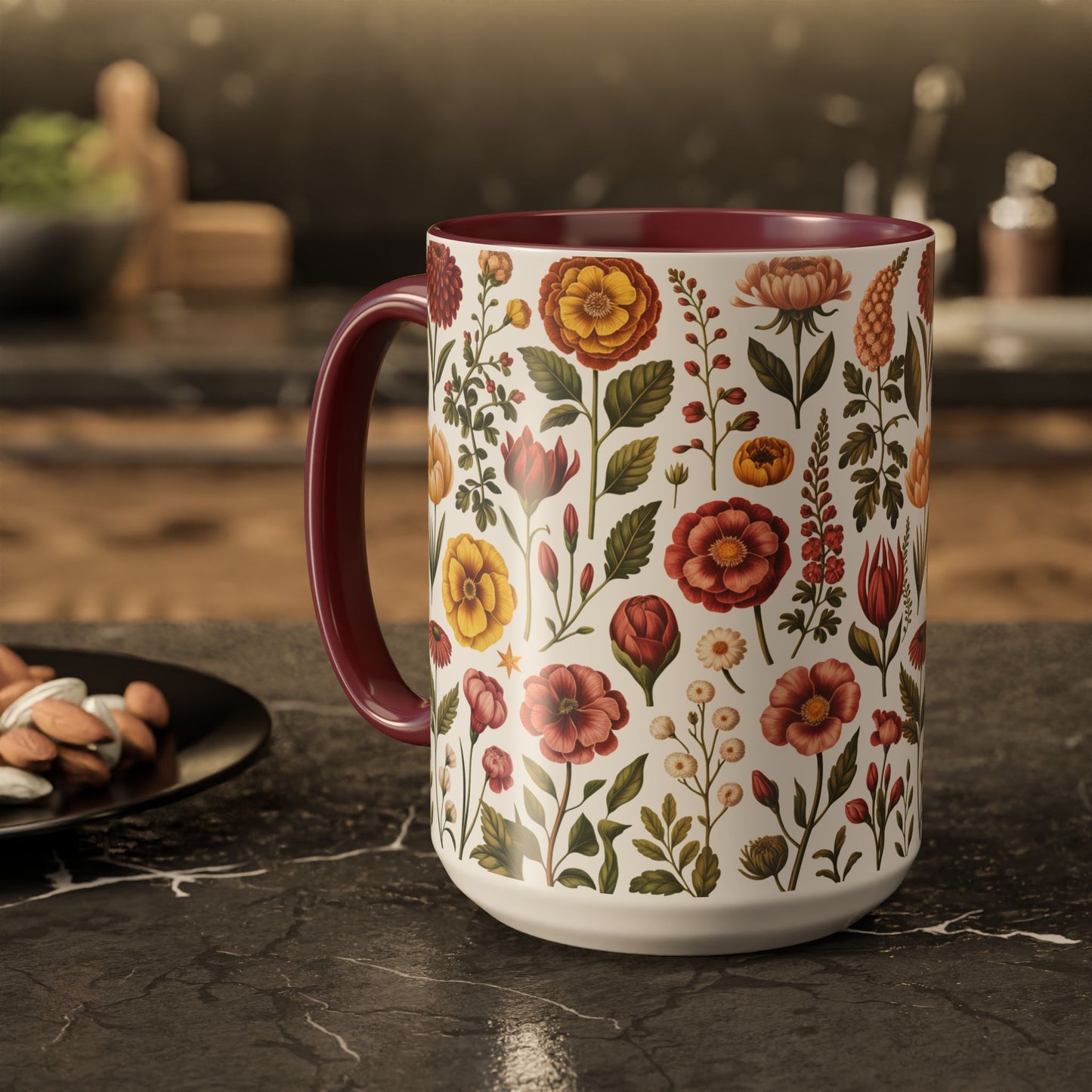 Vintage Botanical Mug | 11oz or 15oz