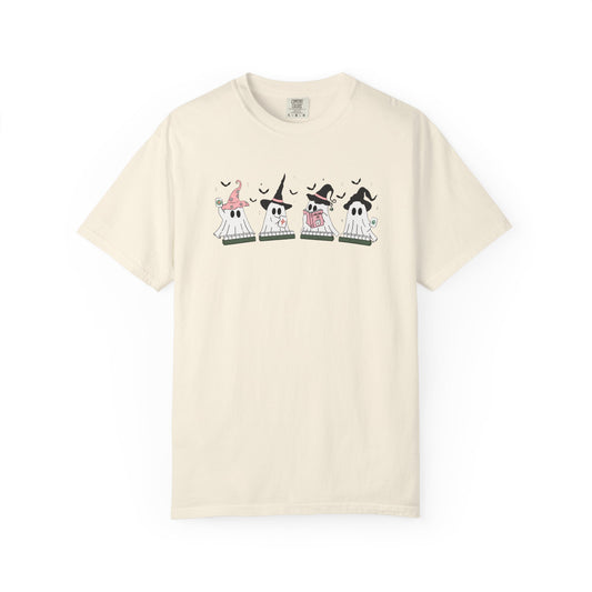 Cute Ghost Mahjong T-Shirt | Mahjong Halloween Tee