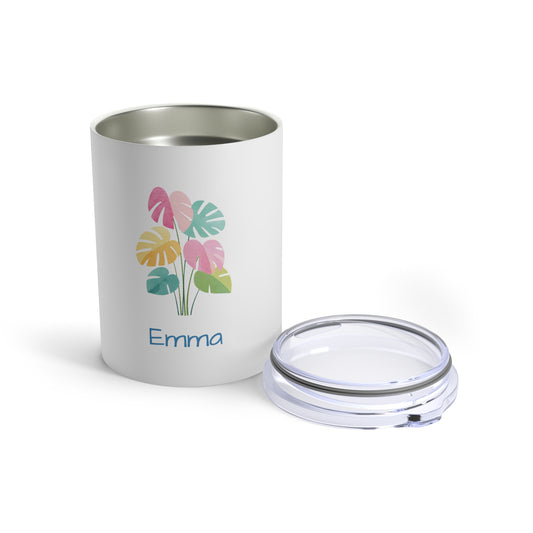 Personalized Summer Fun Stainless Steel Tumbler | Custom Name 10oz Insulated Cup