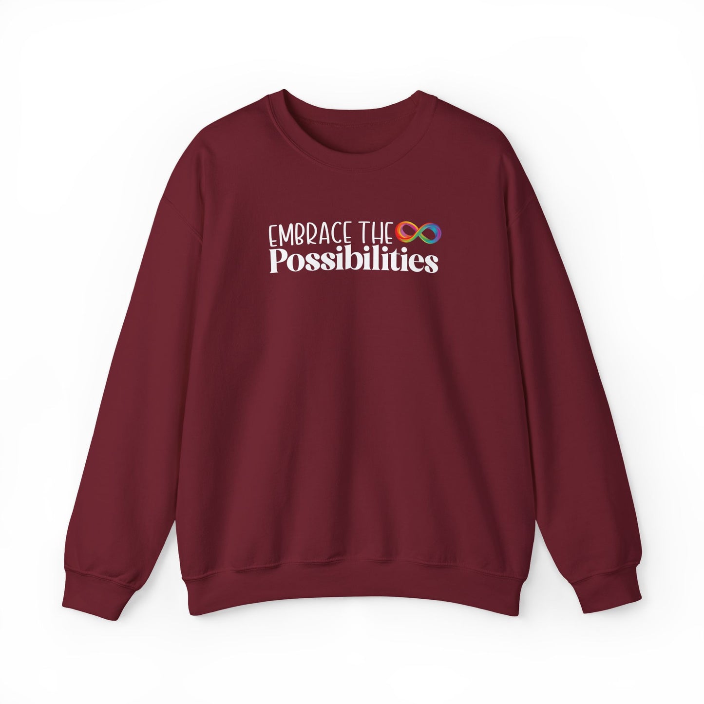 Support Neurodiversity Crewneck | Embrace the Possibilities Sweatshirt