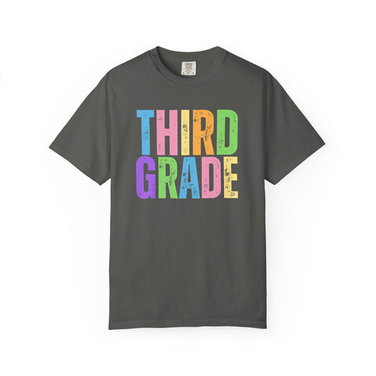 Third Grade Comfort Colors® T-Shirt | Grade Level Teacher Shirt