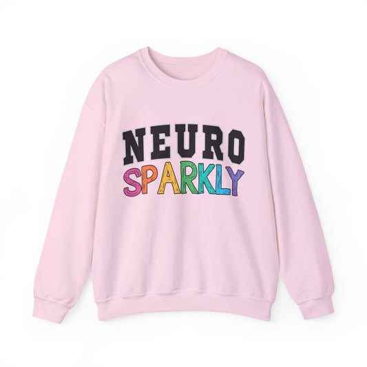Neuro Sparkly Sweatshirt | Autism Awareness & Neurodiversity Inclusion Crewneck