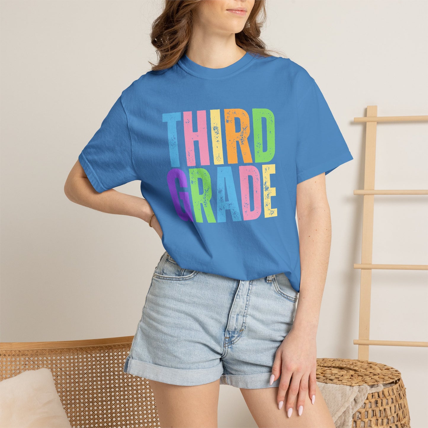Third Grade Comfort Colors® T-Shirt | Grade Level Teacher Shirt