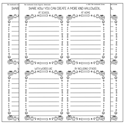 Create a More Kind Halloween Printable | Inclusive Kindness Activity for Kids