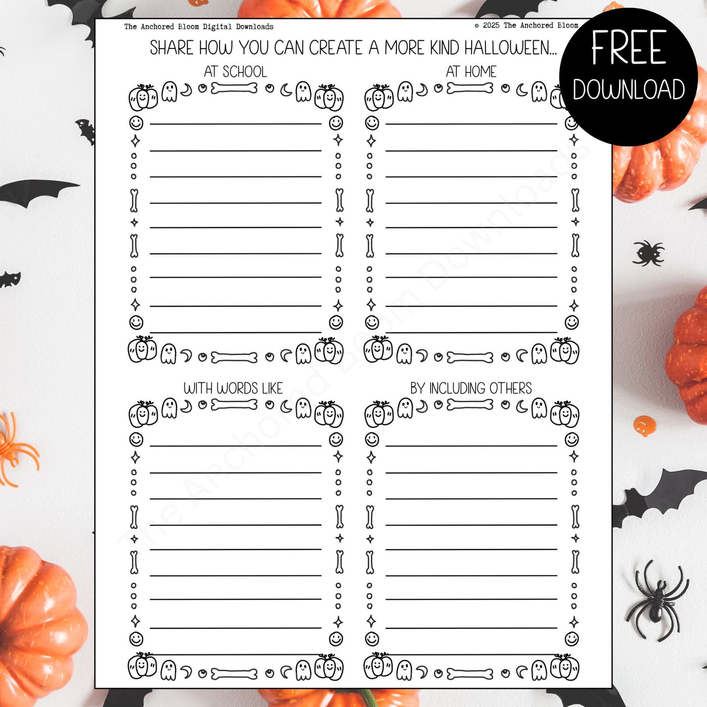 Create a More Kind Halloween Printable | Inclusive Kindness Activity for Kids