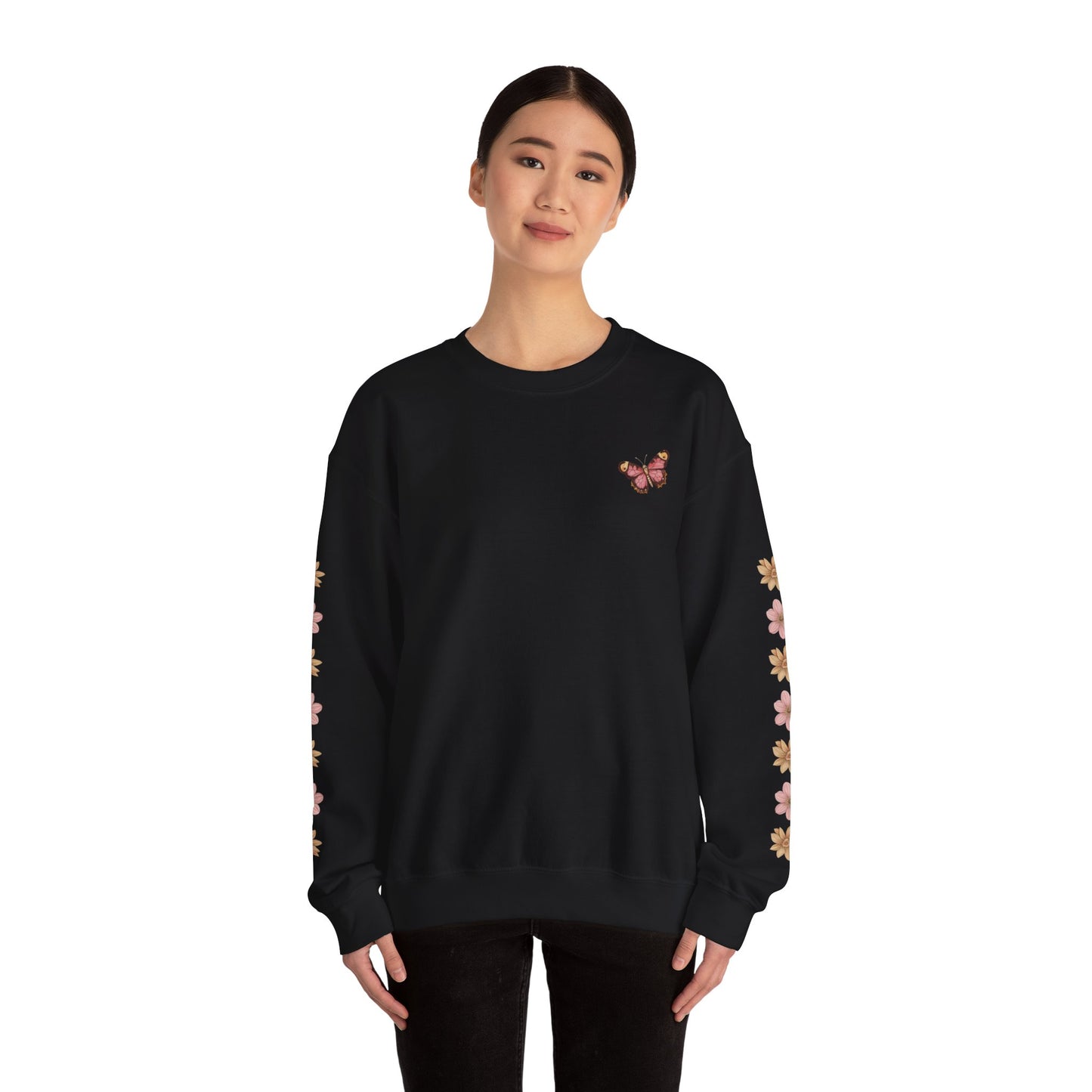 Bloom & Take Flight Boho Butterfly Sweatshirt