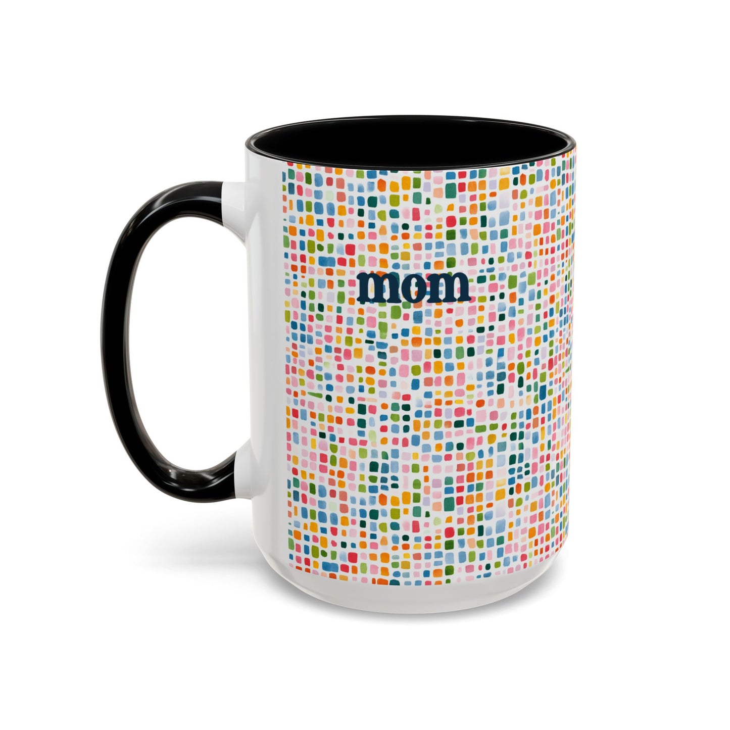 Personalized Colorful Pattern Name Mug(11, 15oz)