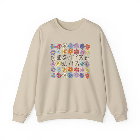 Celebrate Minds of All Kinds | Cozy Sweatshirt