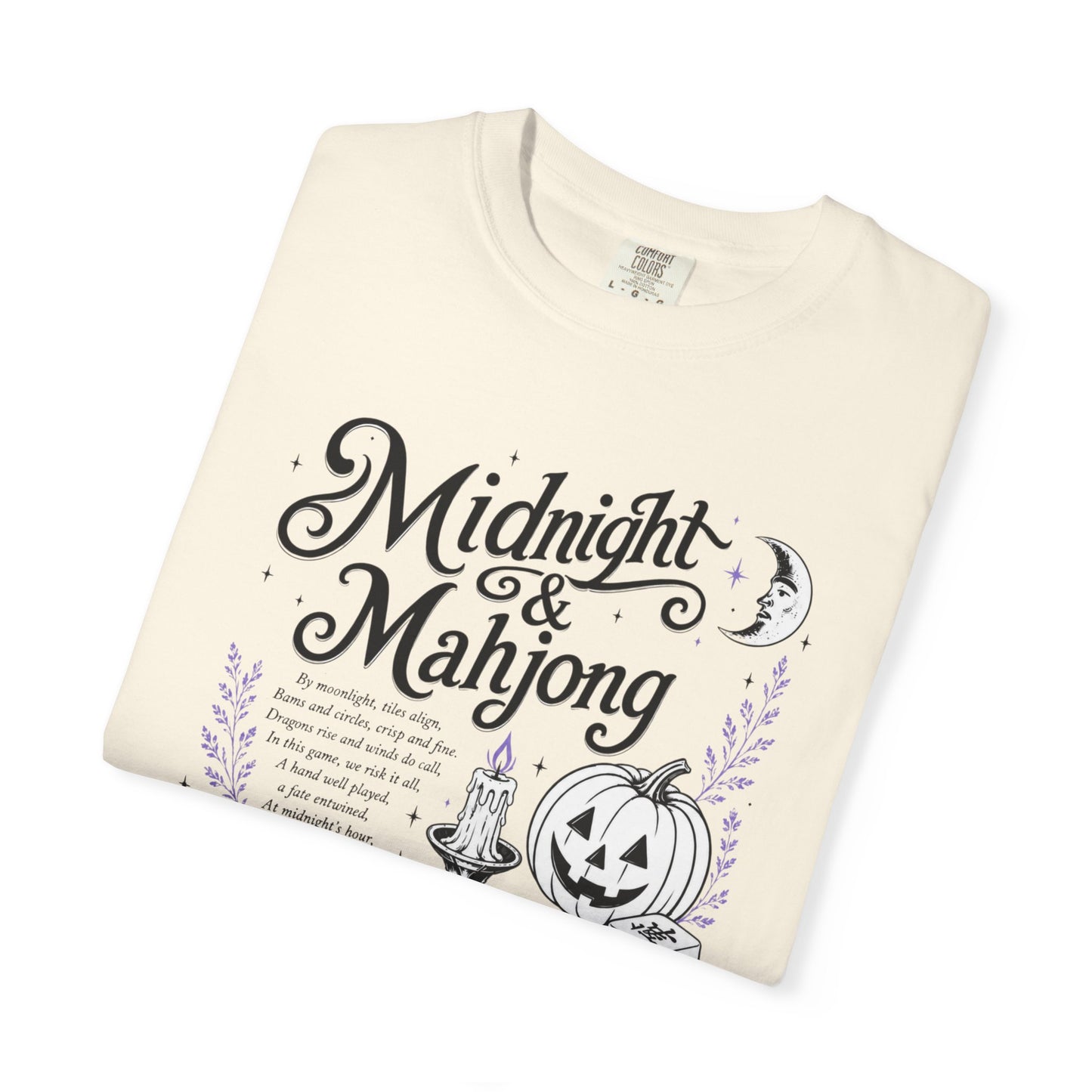 Midnight & Mahjong T-Shirt | Halloween Mahjong Shirt