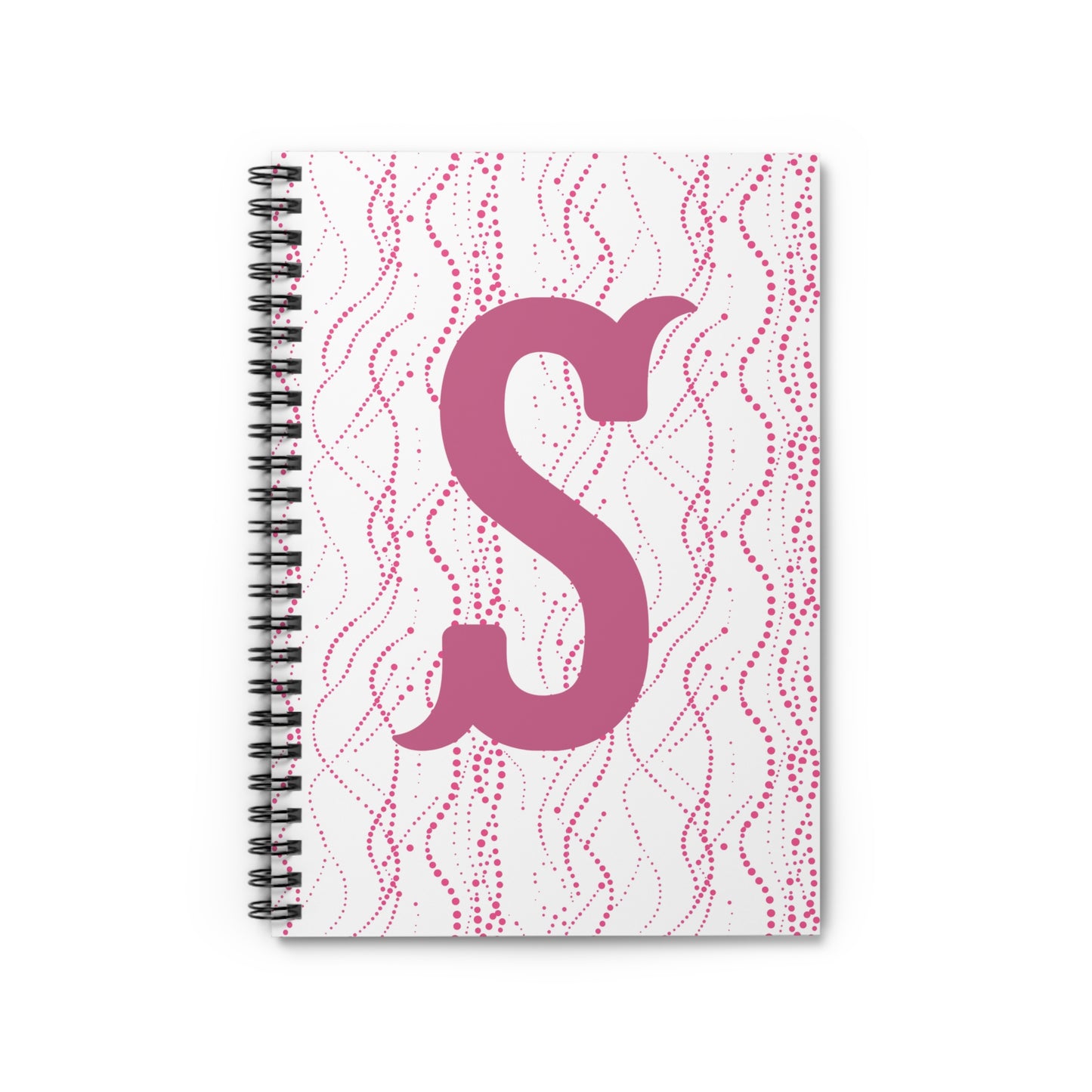 Personalized Pink Pop Spiral Notebook