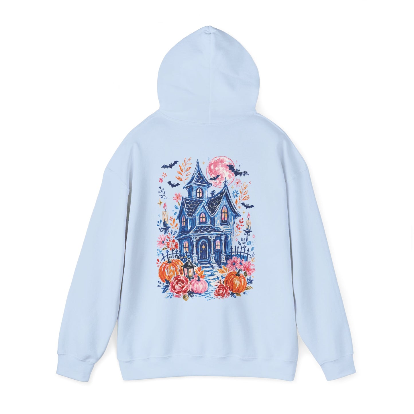 Whimsical Haunted House Hoodie | Cozy Halloween Hoodie