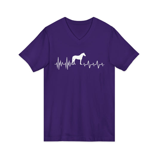 Regulated by Horses V-Neck T-Shirt