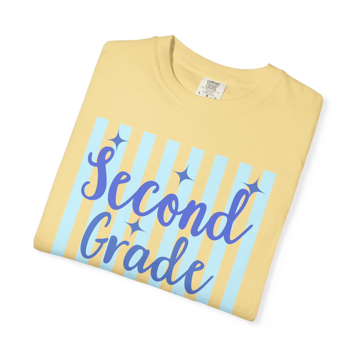 Personalized Second Grade Teacher Shirt | Custom Matching Second Grade Teacher Comfort Colors T-Shirt