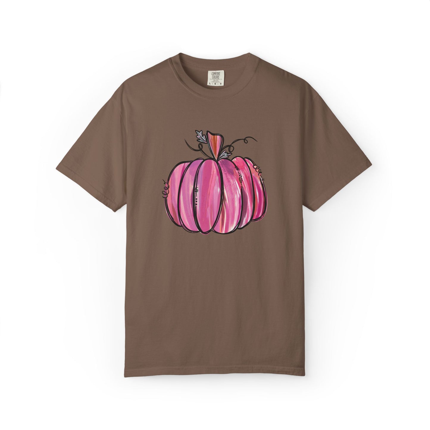Pink Pumpkin Comfort Colors T-Shirt | The Anchored Bloom