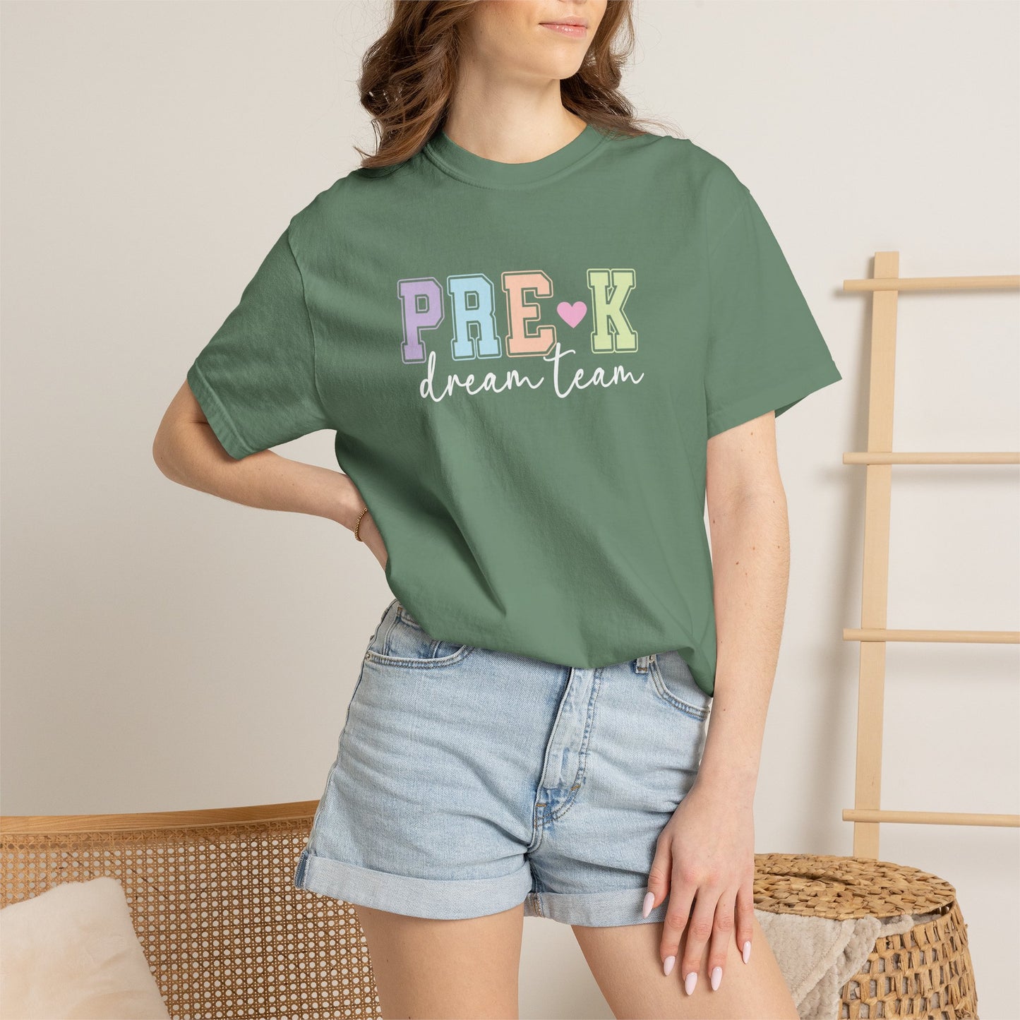 Pre-K Dream Team Comfort Colors® Teacher Shirt | Grade Level Teacher T-Shirt