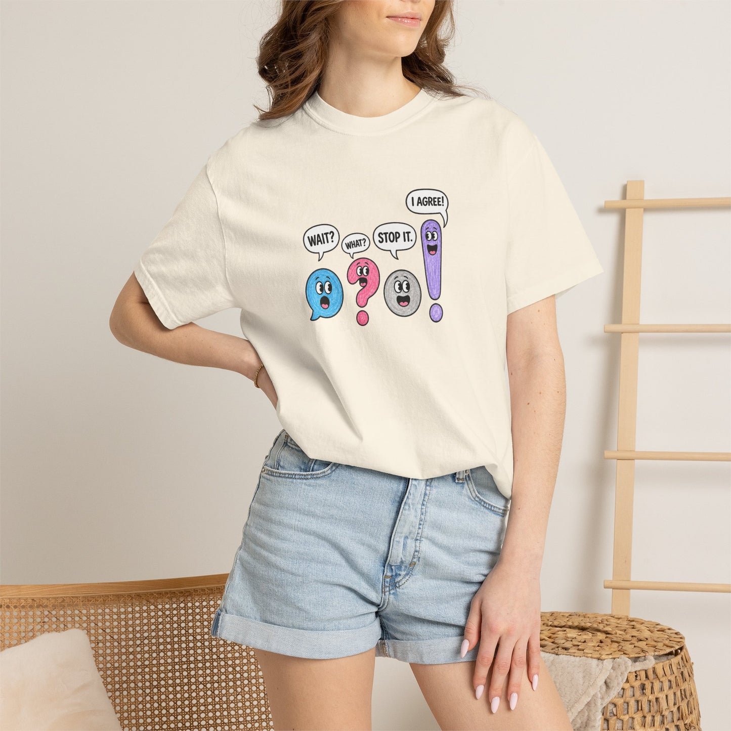 Funny Punctuation Shirt | Teacher Graphic T-Shirt