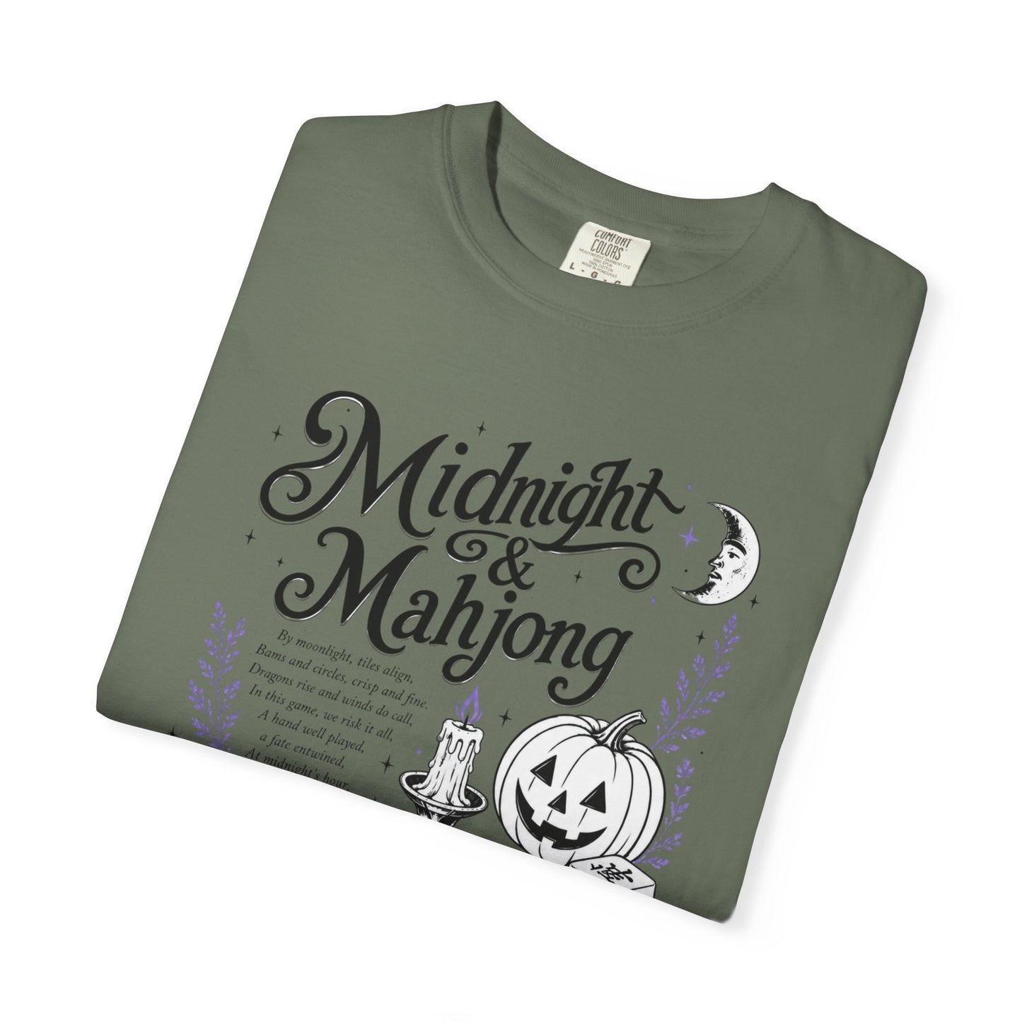 Midnight & Mahjong T-Shirt | Halloween Mahjong Shirt
