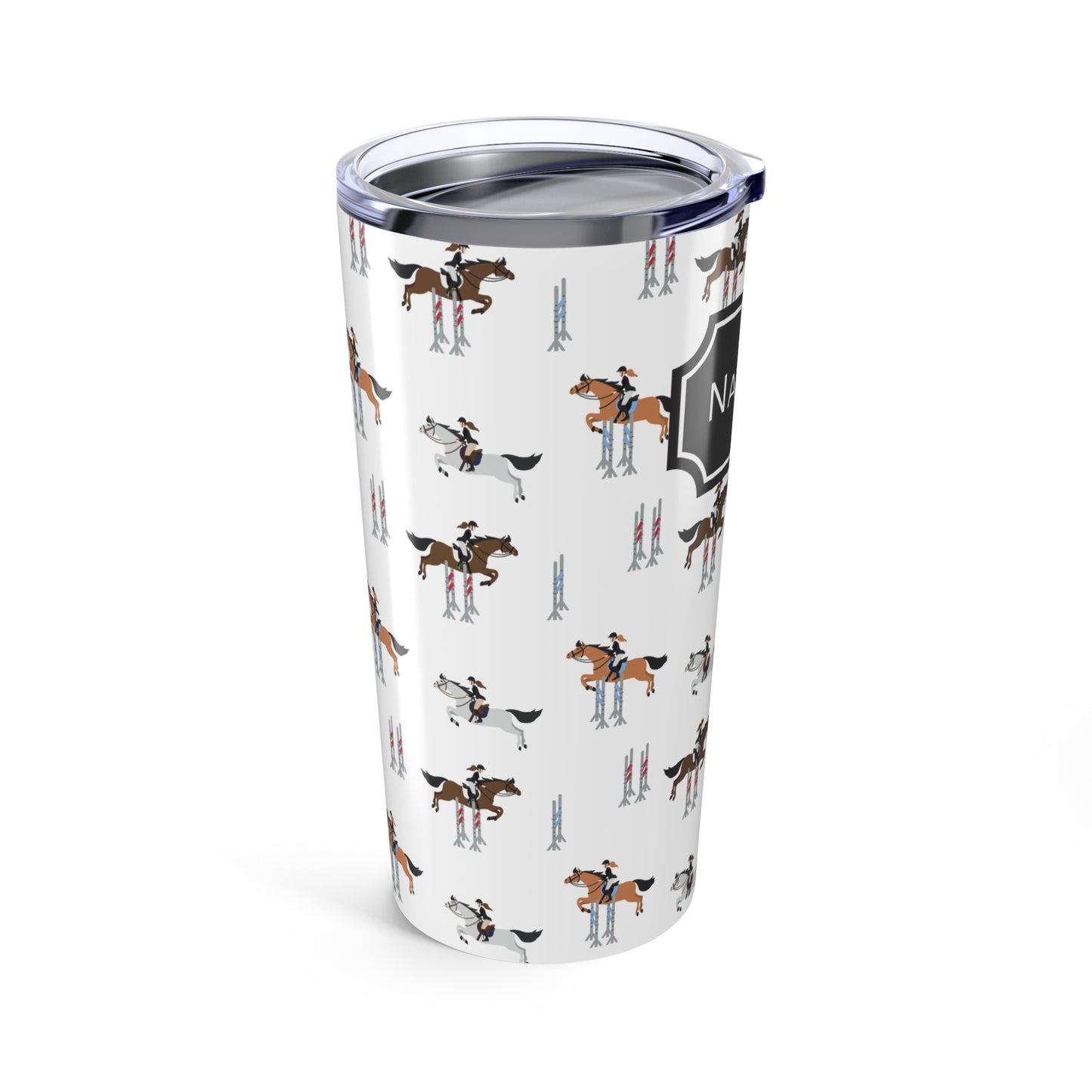 Personalized Show Jumper 20oz Stainless Steel Tumbler