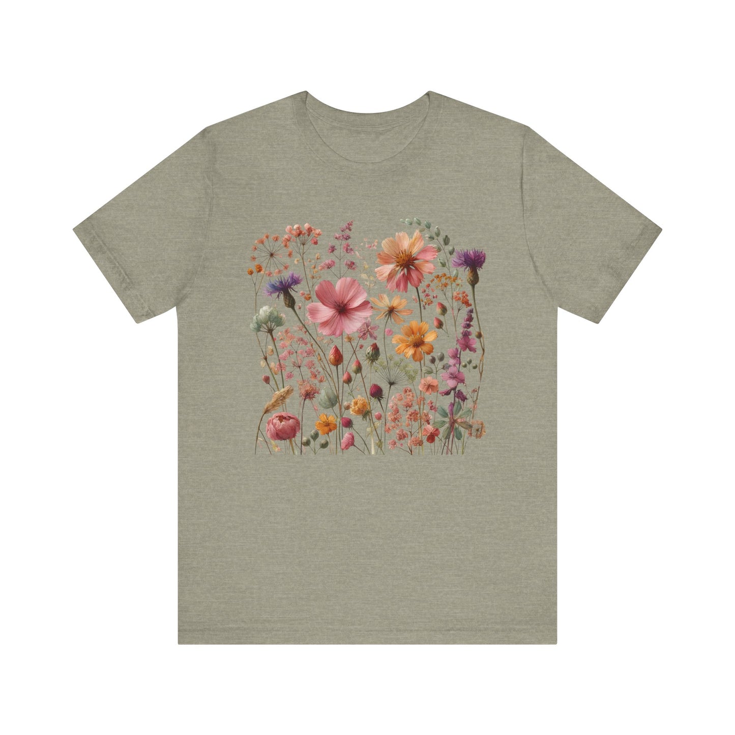 Open Meadow Wildflower Short Sleeve T-Shirt  – Meadow Mix