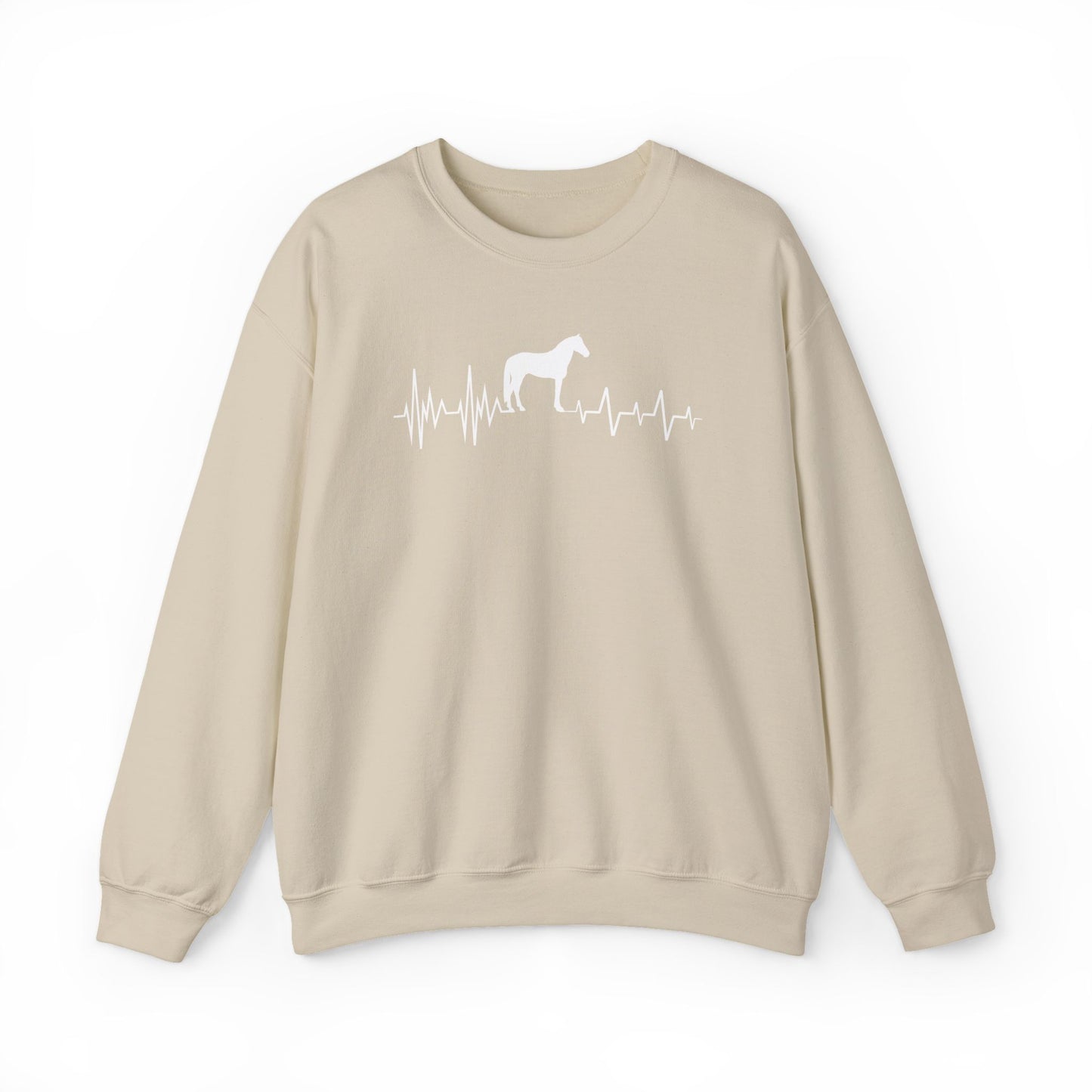 Regulated by Horses Heartbeat Long Sleeve T-Shirt – Equine Therapy Inspired Horse Lover Gift