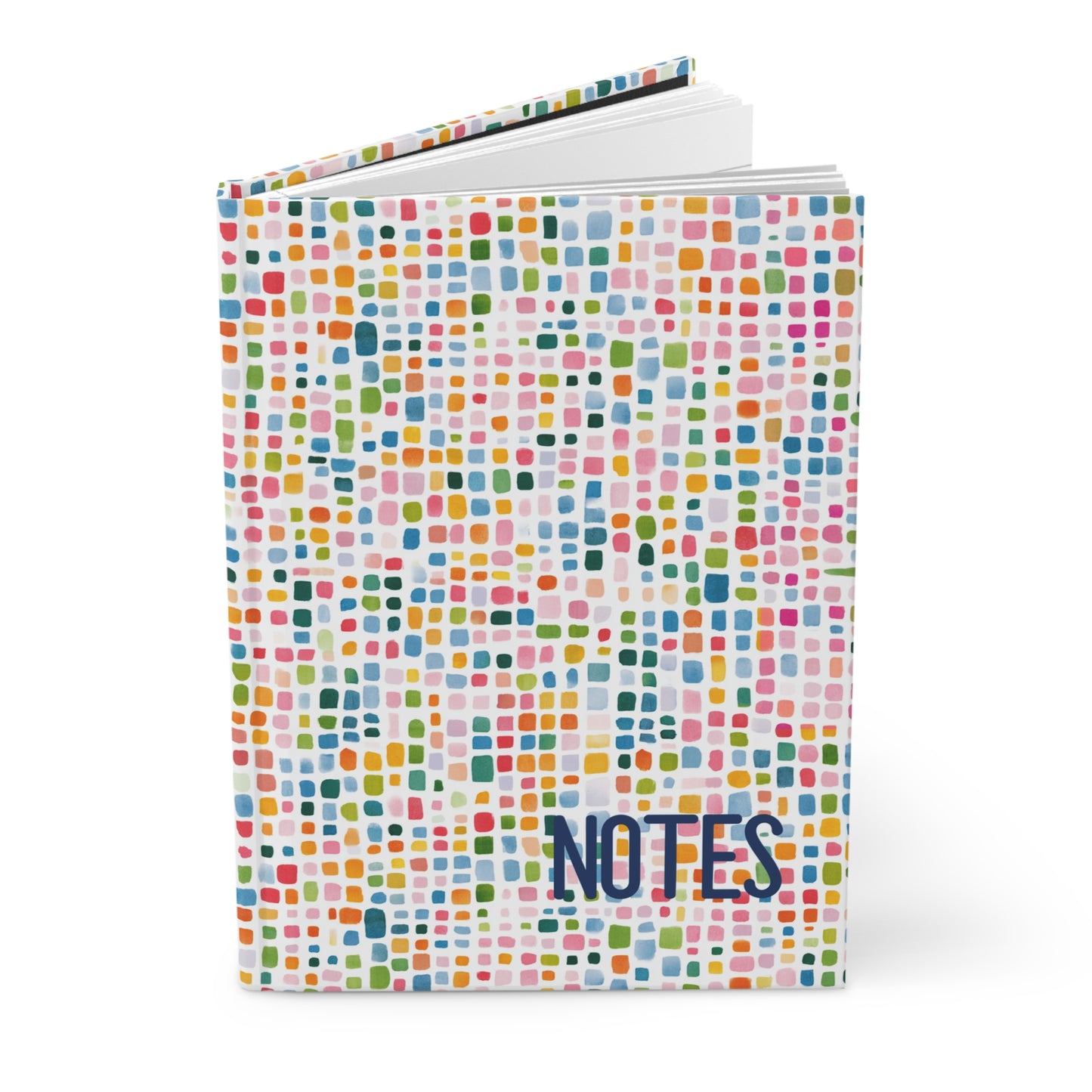 Personalized Colorful Pattern Hardcover Journal