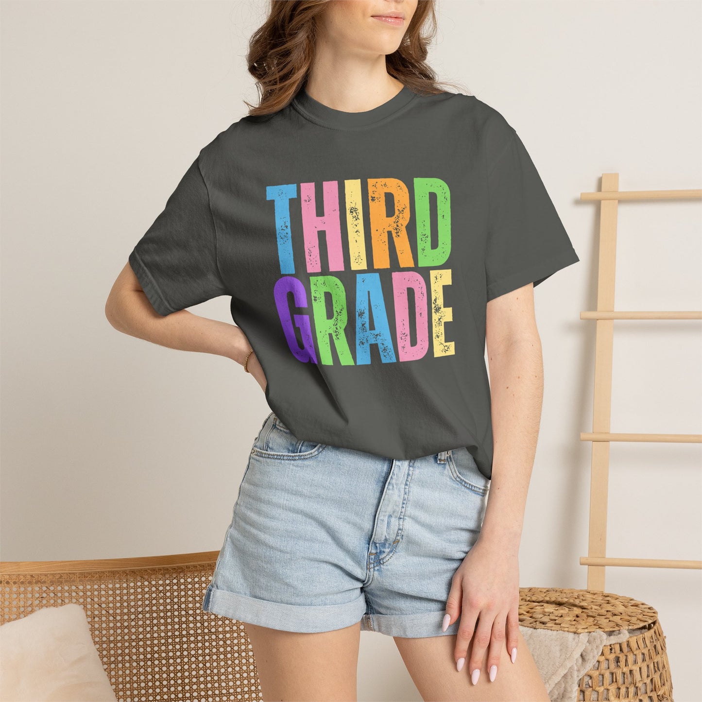 Third Grade Comfort Colors® T-Shirt | Grade Level Teacher Shirt