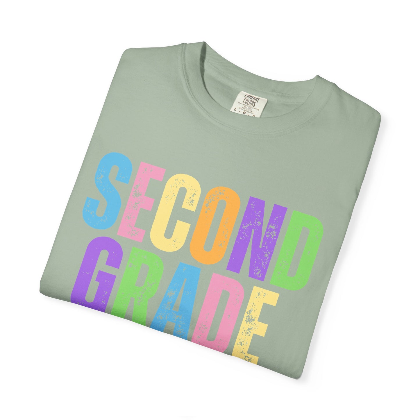 Second Grade  Comfort Colors® T-Shirt | Grade Level Teacher Shirt