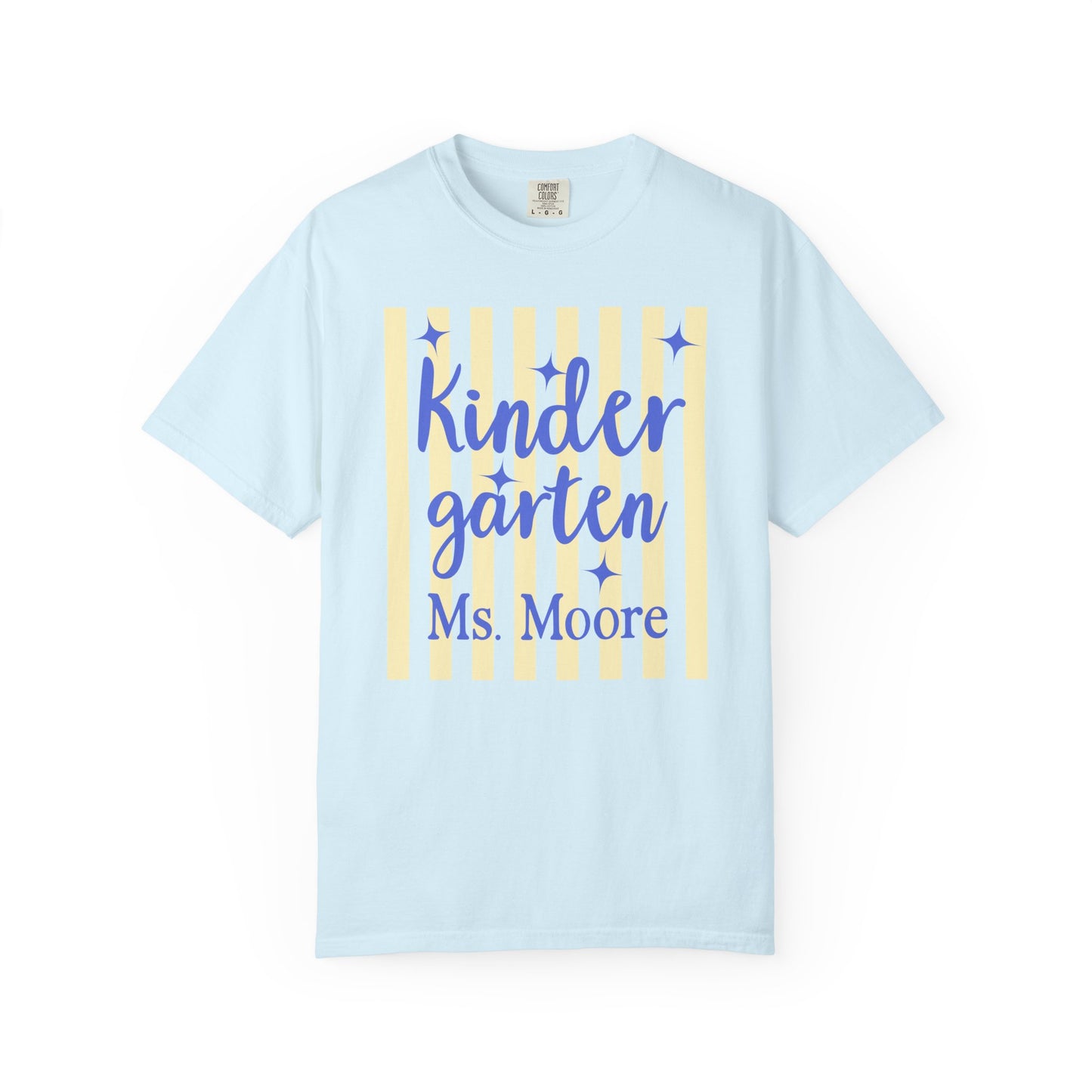 Personalized Kindergarten Teacher Shirt | Custom Matching Kindergarten Teacher Comfort Colors T-Shirt