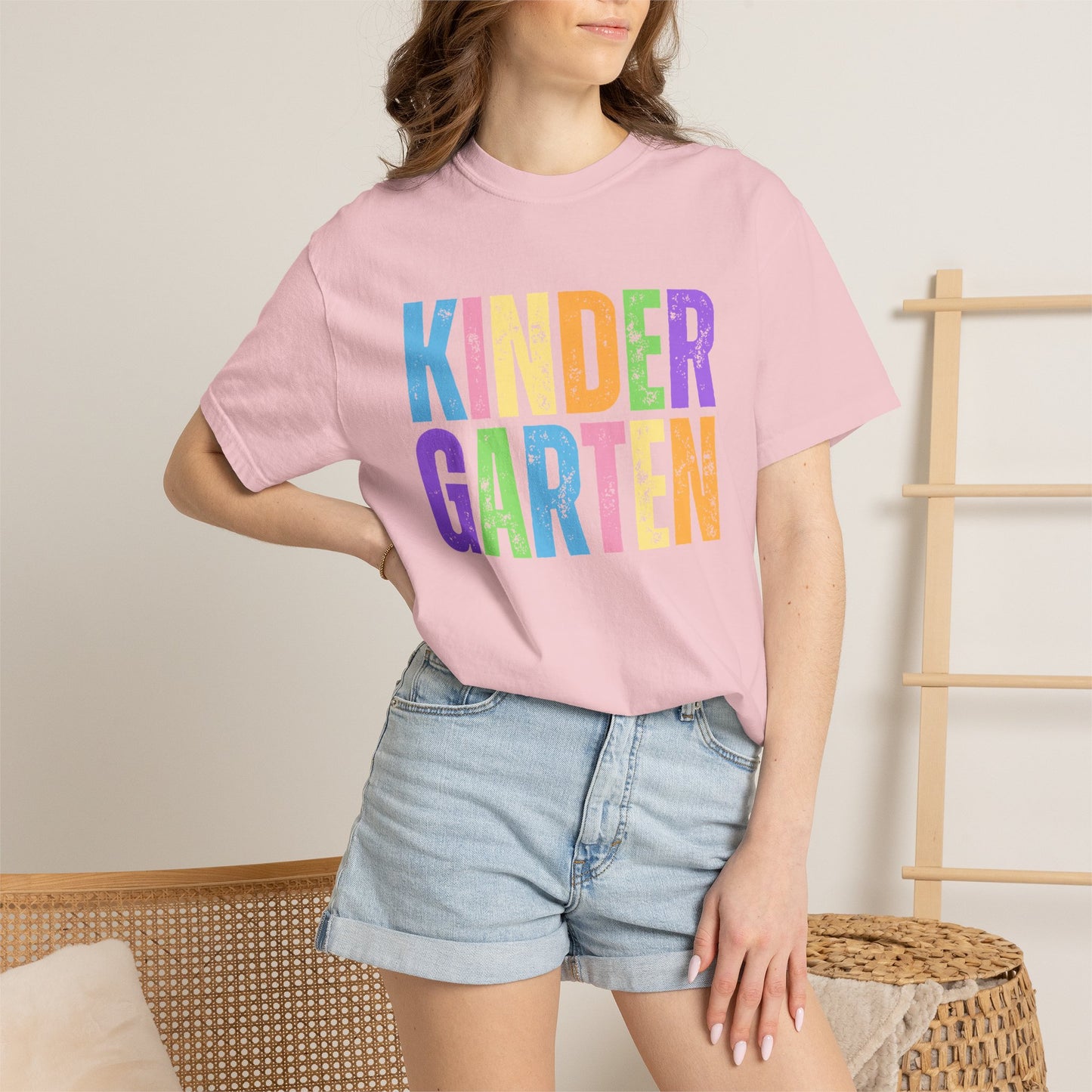 Kindergarten Comfort Colors® T-Shirt | Grade Level Teacher Shirt