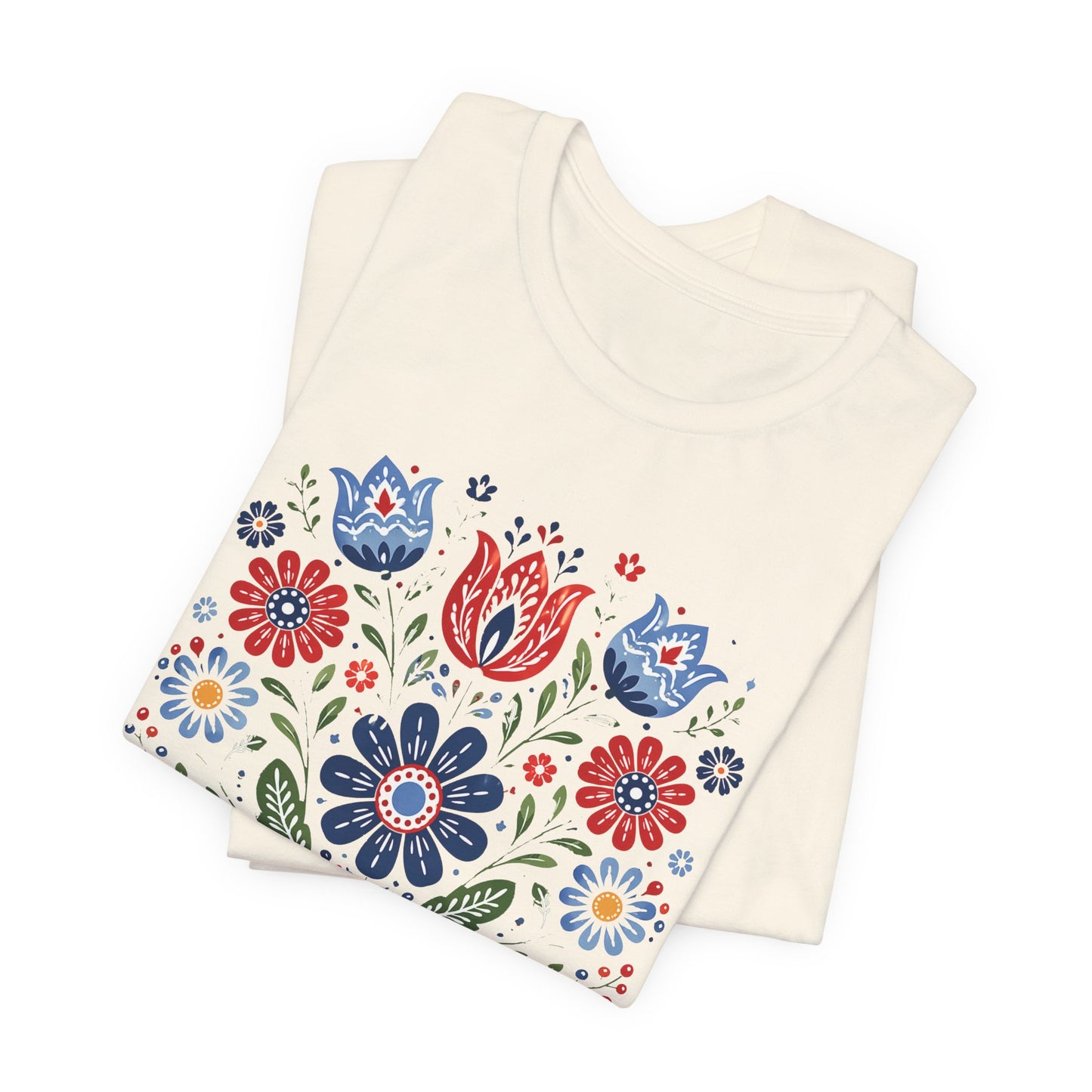 Patriotic Floral 250 Years T Shirt