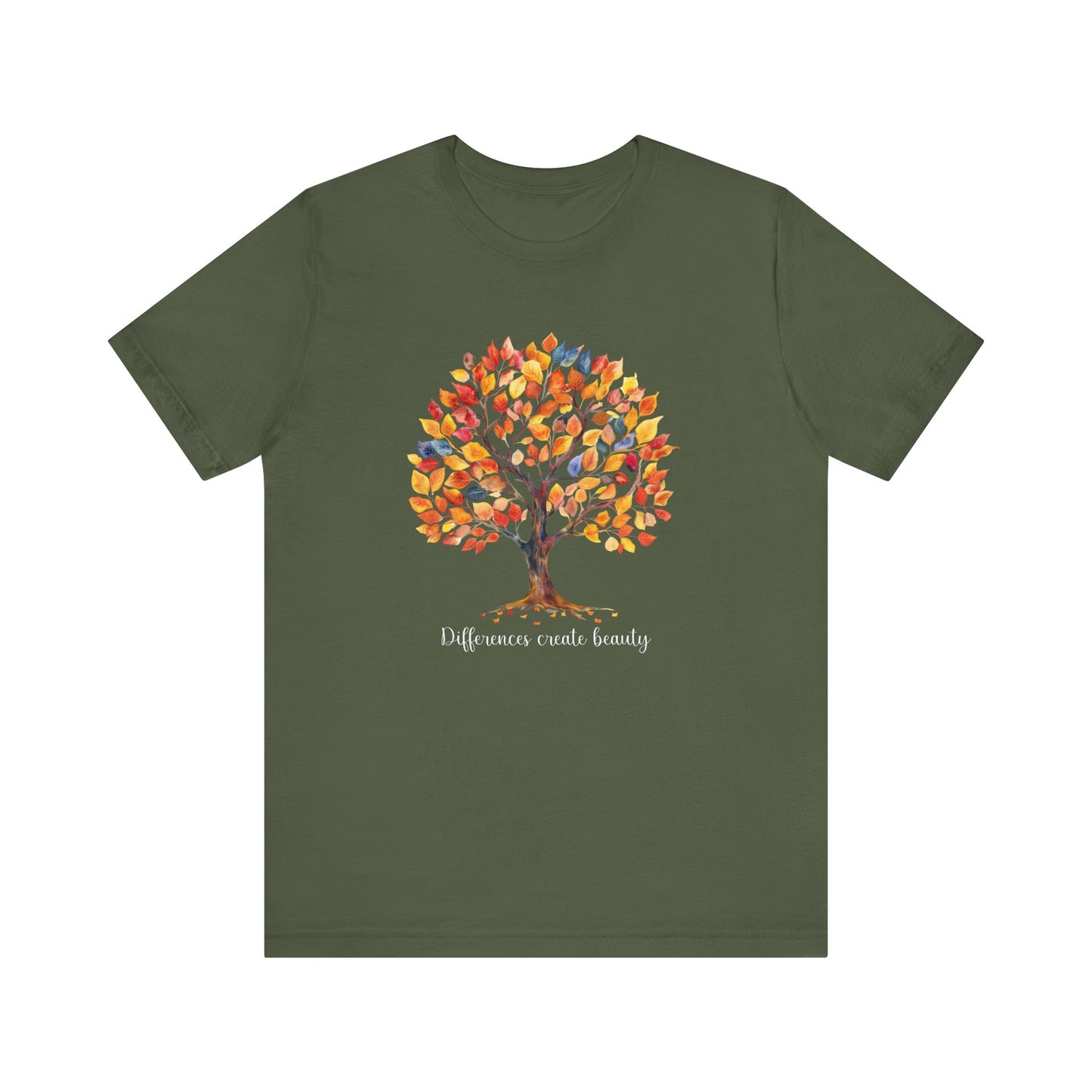 Fall Tree of Belonging T-Shirt | Bella Canvas Soft Short Sleeve Tee