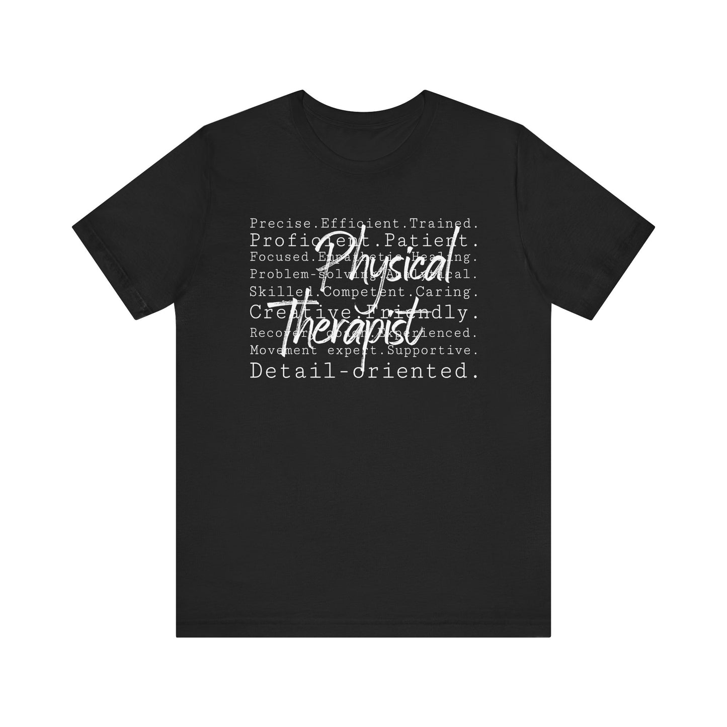 Physical Therapist Word Art Short Sleeve Unisex T-Shirt